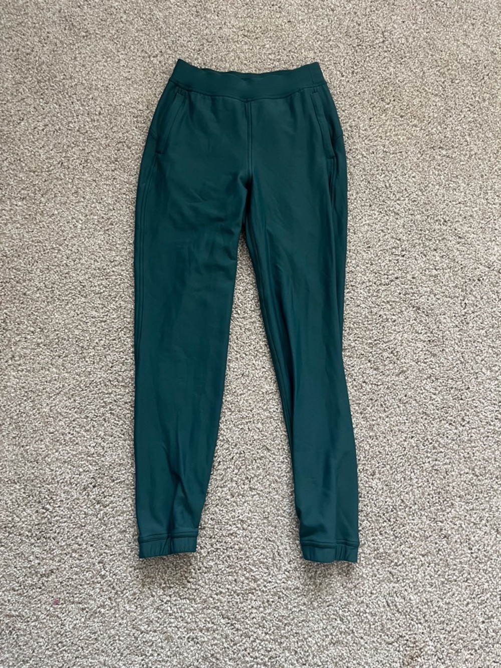 Lululemon Green Jasper Adapted State High Rise Fleece Jogger Size 2